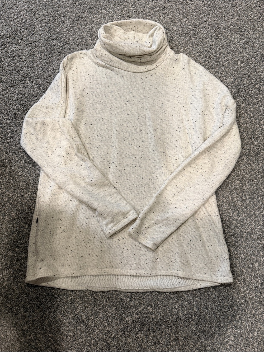 Alpine Design Cream Speckled Turtleneck Sweater